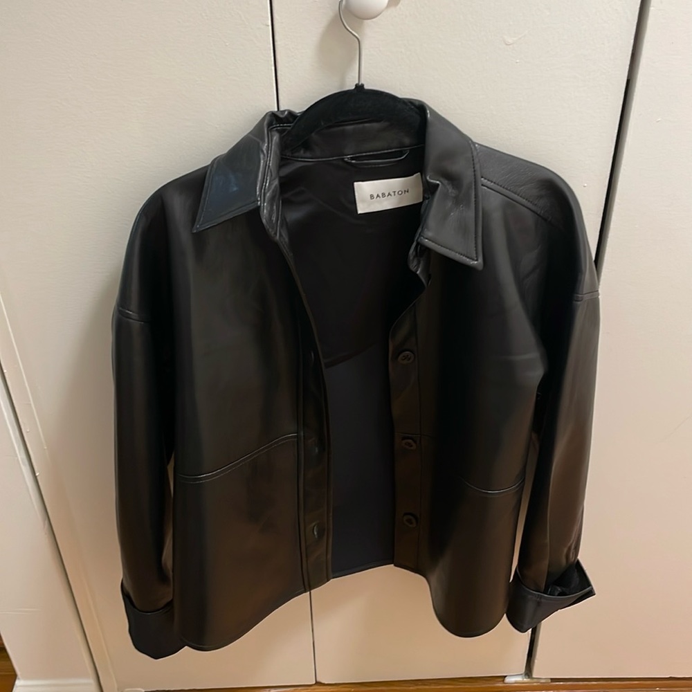 Babaton Pelli Hip Shirt Jacket